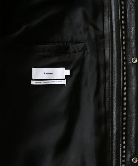 Graphpaper 2026 Autumn+Winter Collection _ Cow Leather Raglan Blouson.