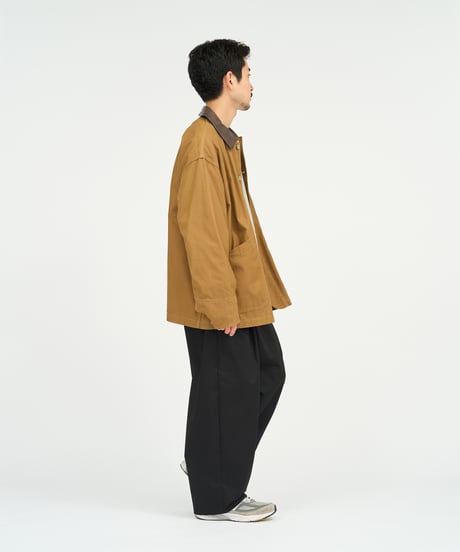 FreshService _ COTTON CANVAS LEATHER COLLAR WORK JACKET