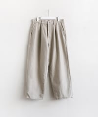 Graphpaper 2026 Autumn+Winter Collection _ Cotton Double Serge Two Tuck Pants ( ASH )