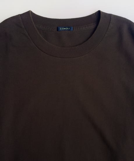 COMOLI _ コットンジャージ 長袖Tシャツ