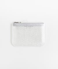 Wallet COMME des GARCONS _ Snake Transparent - Zip Pouch