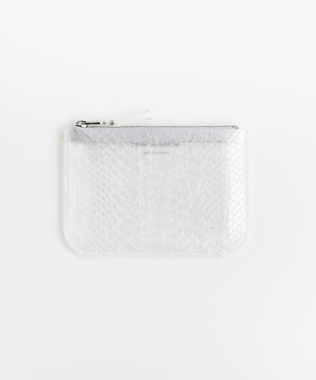 Wallet COMME des GARCONS _ Snake Transparent - Zip Pouch
