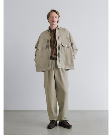 Graphpaper 2026 Autumn+Winter Collection _ Cotton Double Serge Jacket ( BROWN )