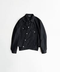 COMME des GARÇONS HOMME DEUX _ ウールフラノ アシンメトリートラッカージャケット