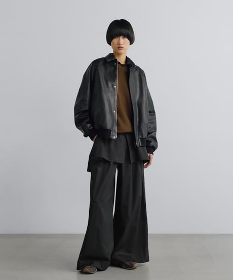 Graphpaper 2026 Autumn+Winter Collection _ Cow Leather Raglan Blouson.