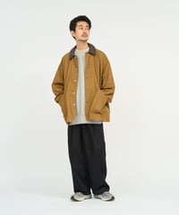 FreshService _ COTTON CANVAS LEATHER COLLAR WORK JACKET