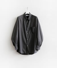 Graphpaper _ Broad L/S Oversized Regular Collar Shirt ( C Gray )