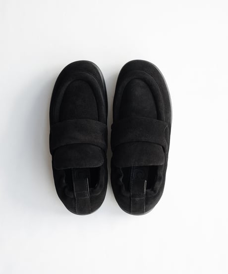 Graphpaper Women _ PPACO for Graphpaper SUEDE SOFT-PAD LOAFER ( Black )