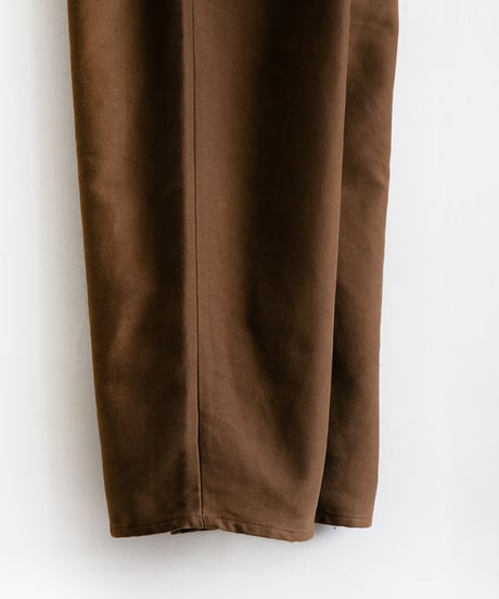 Graphpaper 2026 Autumn+Winter Collection _ Cotton Double Serge Two Tuck Pants ( BROWN )