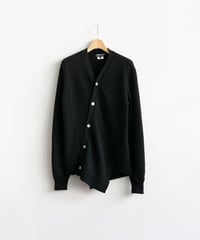 COMME des GARÇONS HOMME DEUX _ 7ゲージウールナイロン天竺 バイアス カーディガン