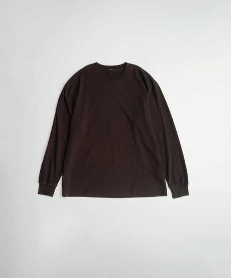 COMOLI _ コットンジャージ 長袖Tシャツ