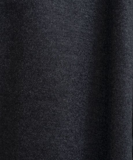 Graphpaper _ Wool Smooth Flannel Oversized Regular Collar Shirt ( Gray )