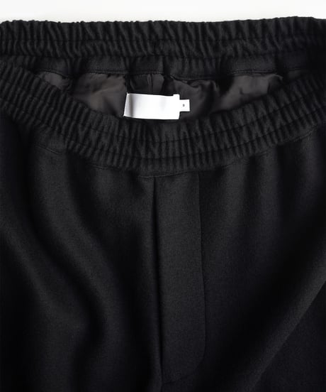 Graphpaper _ Wool Smooth Flannel Easy Wide Pants ( Black )