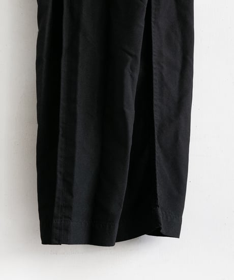 COMME des GARÇONS HOMME DEUX _ エステルオックス 製品後加工 パンツ ( BLACK )
