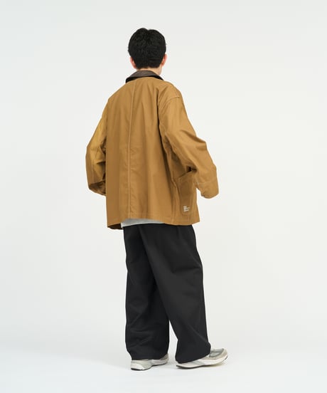 FreshService _ COTTON CANVAS LEATHER COLLAR WORK JACKET