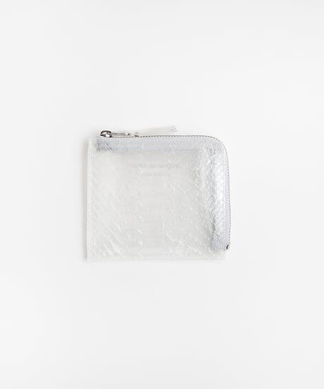 Wallet COMME des GARCONS _ Snake Transparent - L Zip Wallet