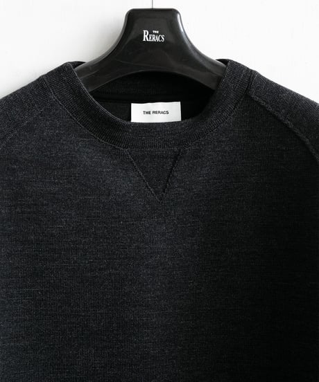 THE RERACS _ THE RAGLAN SWEAT ( Charcoal Gray )
