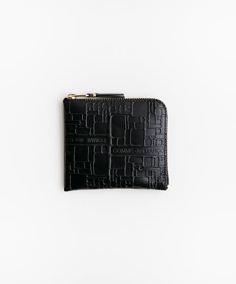Wallet COMME des GARCONS _ Embossed Logotype - L Zip Wallet