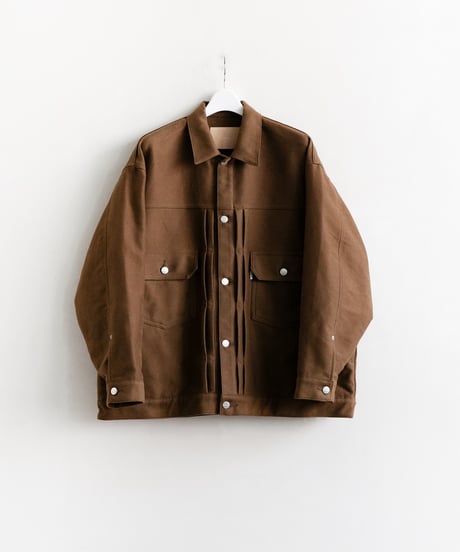 Graphpaper 2026 Autumn+Winter Collection _ Cotton Double Serge Jacket ( BROWN )