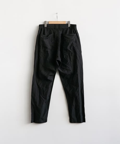 COMME des GARÇONS HOMME DEUX _ エステルオックス 製品後加工 パンツ ( BLACK )