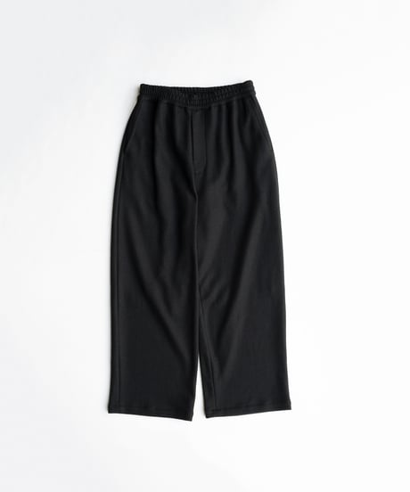 Graphpaper _ Wool Smooth Flannel Easy Wide Pants ( Black )