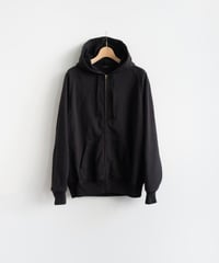 COMOLI _ コットン裏毛 ジップパーカ