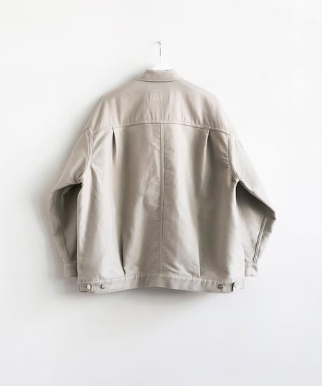 Graphpaper 2026 Autumn+Winter Collection _ Cotton Double Serge Jacket ( ASH )