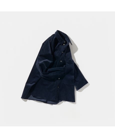 POLYPLOID _ SHIRT JACKET C ( NAVY )