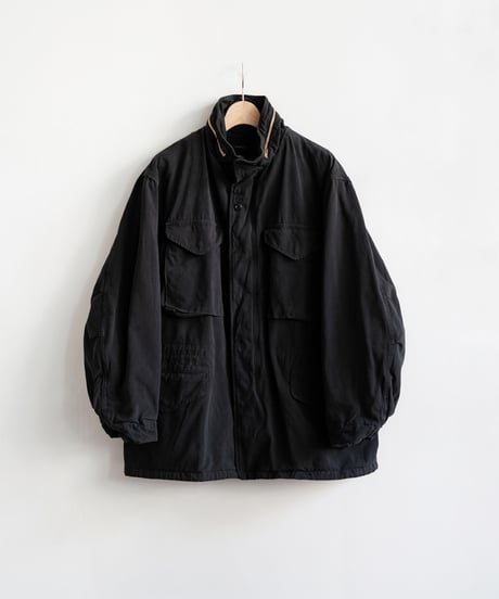 COMOLI _ 製品染 M65ジャケット ( Black )