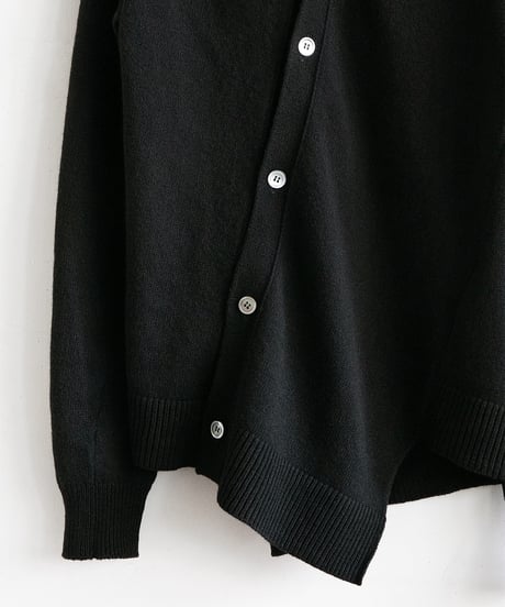 COMME des GARÇONS HOMME DEUX _ 7ゲージウールナイロン天竺 バイアス カーディガン