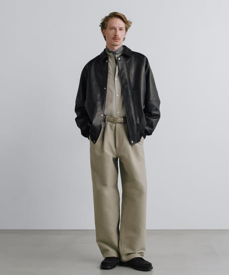 Graphpaper 2026 Autumn+Winter Collection _ Cow Leather Raglan Blouson.