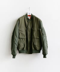 eYe JUNYAWATANABE MAN × Needles _ コットンバックサテン + ナイロンツイル カスタマイズ MA1ジャケット