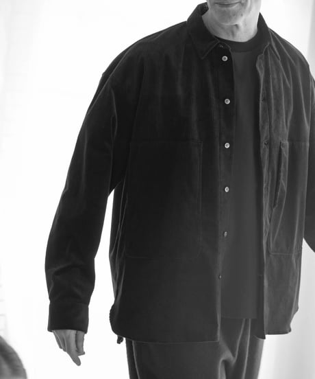 POLYPLOID _ SHIRT JACKET C ( NAVY )