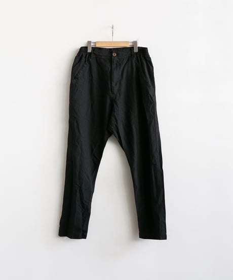 COMME des GARÇONS HOMME DEUX _ エステルオックス 製品後加工 パンツ ( BLACK )