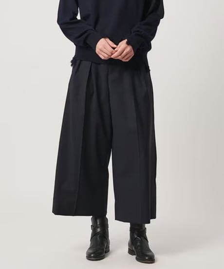 LOEFF _ ポプリン ガウチョ パンツ