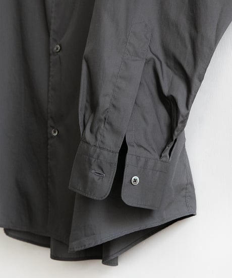Graphpaper _ Broad L/S Oversized Regular Collar Shirt ( C Gray )