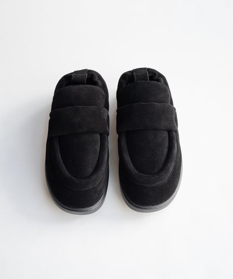 Graphpaper Women _ PPACO for Graphpaper SUEDE SOFT-PAD LOAFER ( Black )