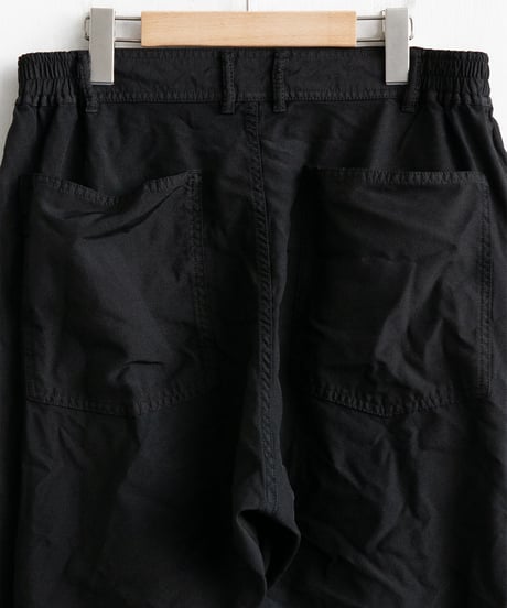 COMME des GARÇONS HOMME DEUX _ エステルオックス 製品後加工 パンツ ( BLACK )