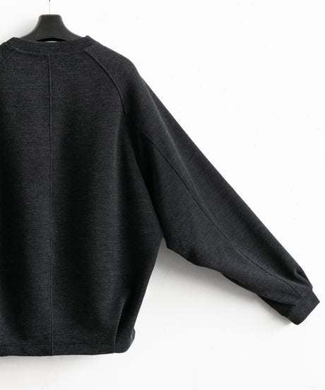 THE RERACS _ THE RAGLAN SWEAT ( Charcoal Gray )