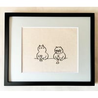 刺繍 額装作品