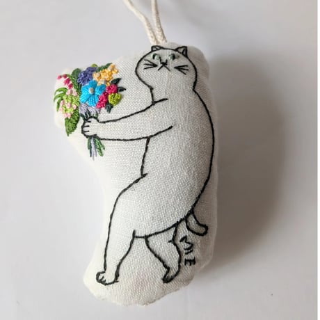 刺繍オーナメント
