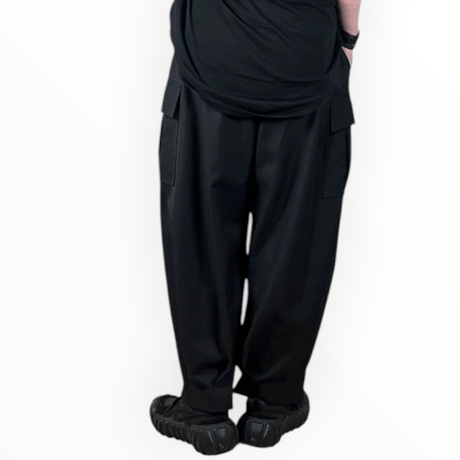 Pearl Button - BLANCbasque / カーゴバレルレッグパンツ  / PB64-305 19black