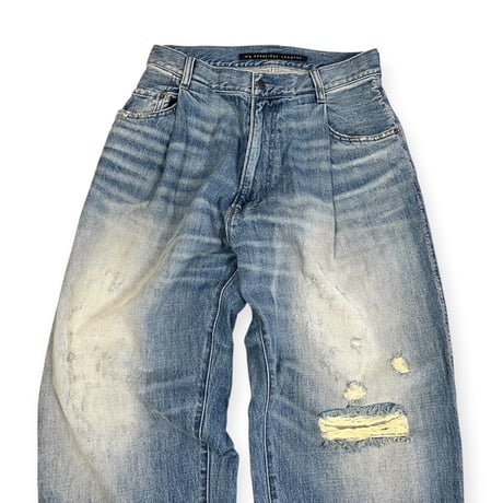 my beautiful landlet / 12.5oz DENIM 5-POCKET PANTS - used / MBL-WD-DENIM-PT2-UD
