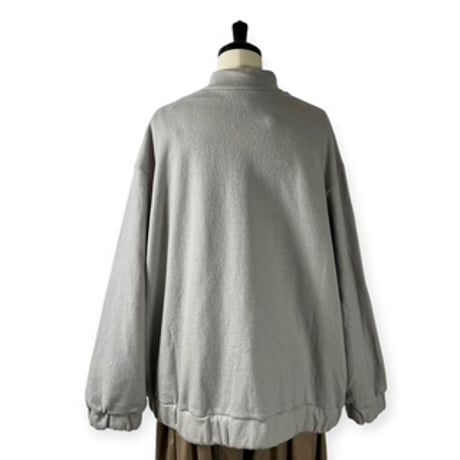 TISSU / ウール圧縮Wジップブルゾン /  UT263CT015 008ライトグレー