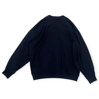 VOAAOV  /  RELUX WOOL Oversize L/S T-Shirt / VOCT-Q31 BLACK