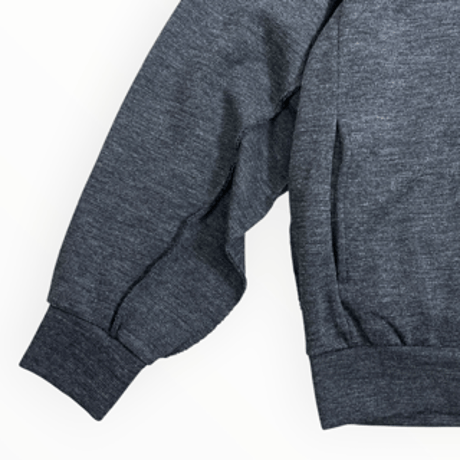 my beautiful landlet  /  MILAN RIB CUT-OFF TRACK JACKET / WM07-BZ2620701 CHARCOAL