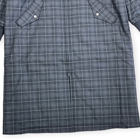 TISSU / ナイロンキルティングリバーシブルコート / TS263CO063 180チャコールチェック size1