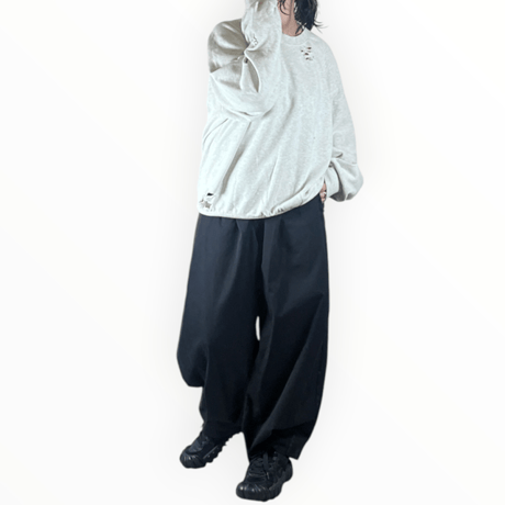 Pearl Button - BLANCbasque / ツイルタックパンツ  / PB64-306 19black
