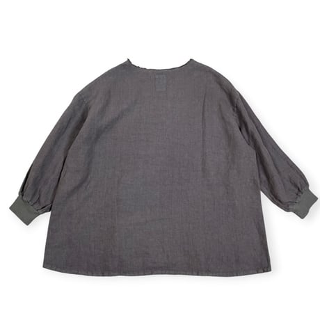 LAITERIE / リユールリネン2　ロングプルオーバー / LB-137 ASH GRAY