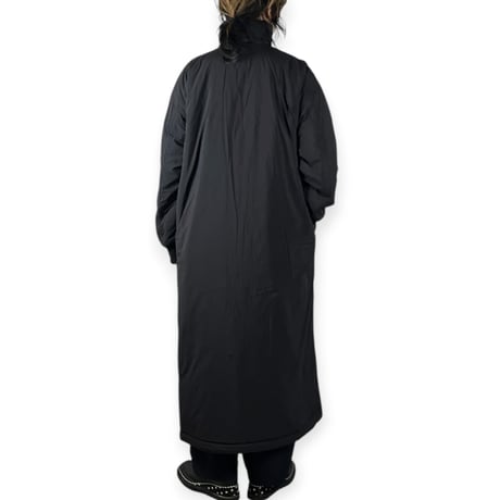 TISSU / ナイロンキルティングリバーシブルコート / TS263CO063 180チャコールチェック size3
